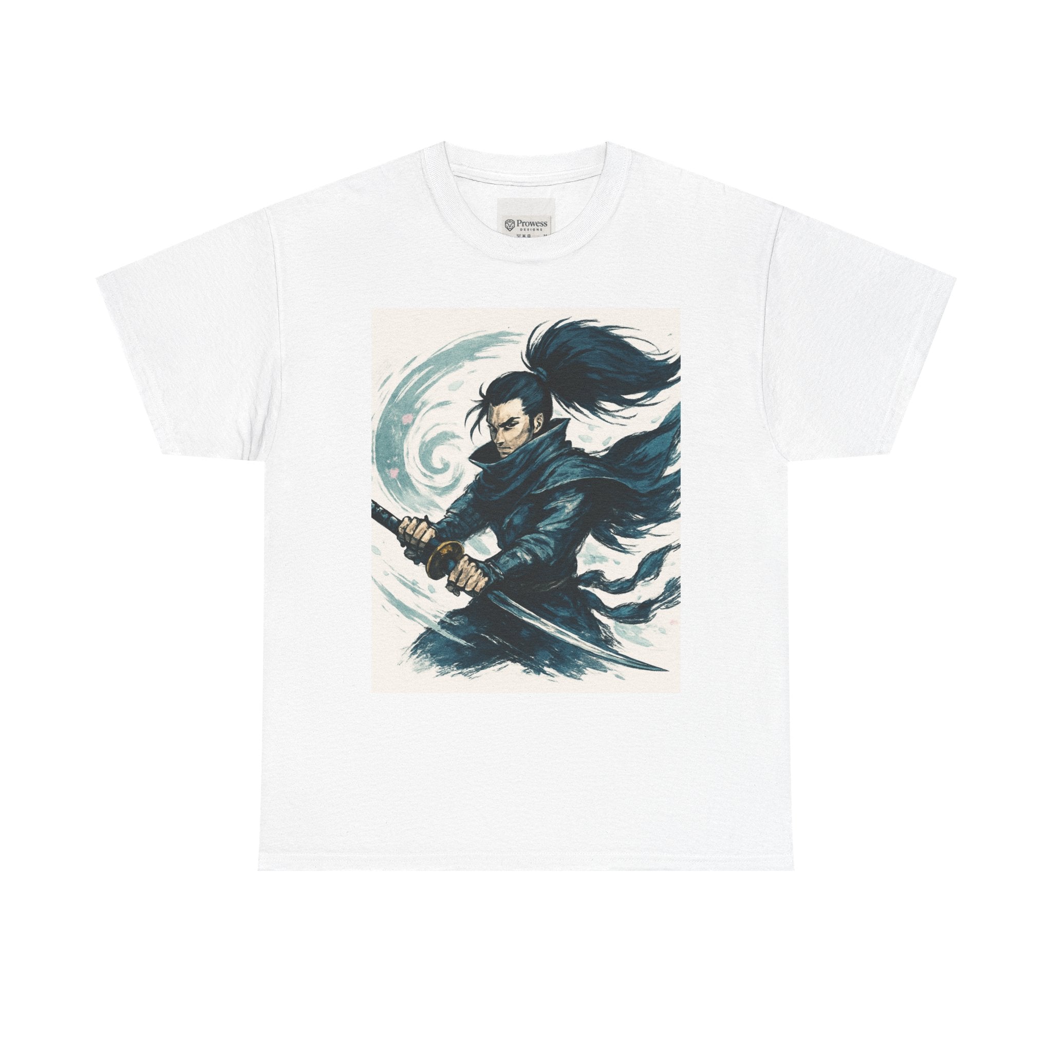 Yasuo Tee, Unisex Heavy Cotton Shirt, League of Legends Gift, Casual Fashion, Streetwear, Unique Art Tee