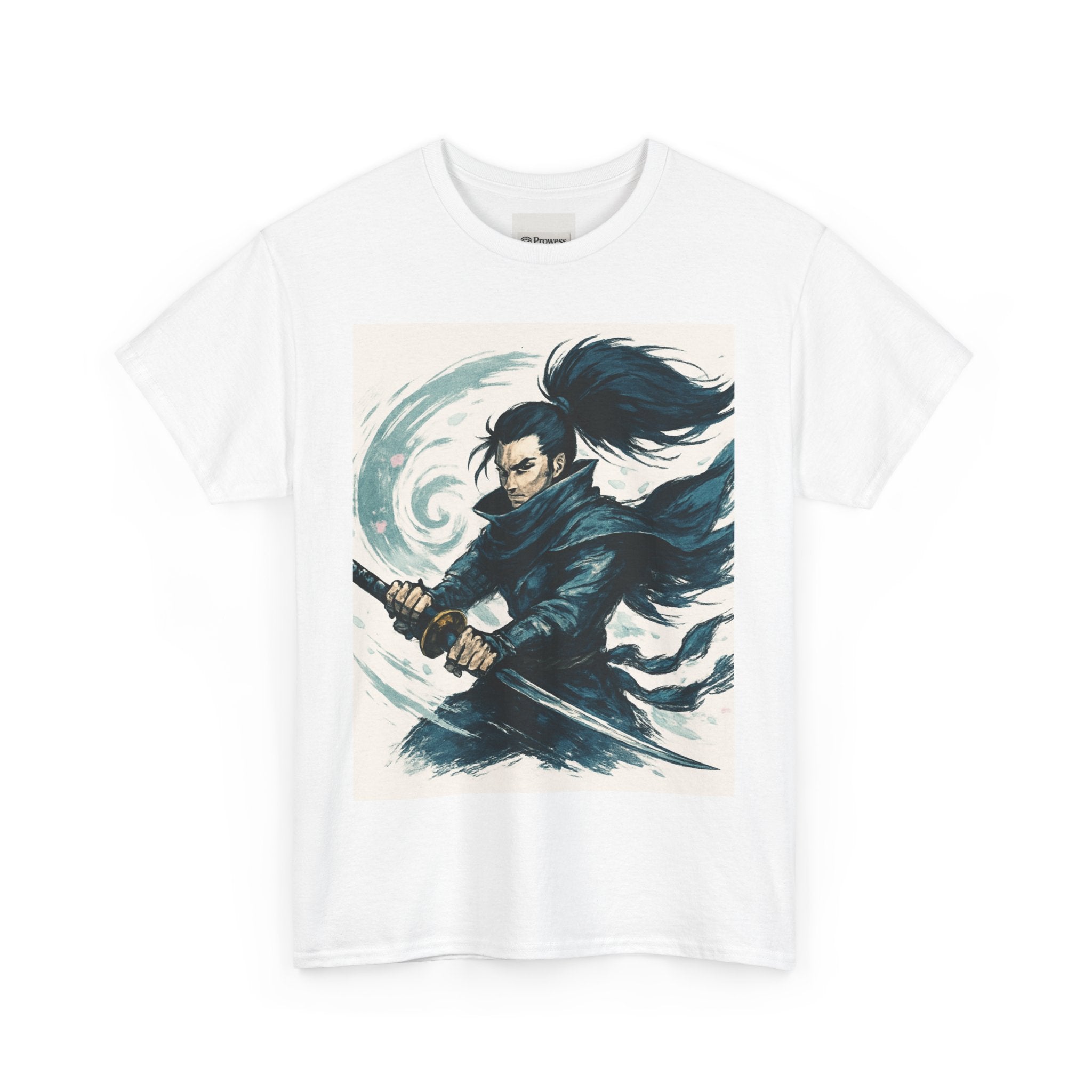 Yasuo Tee, Unisex Heavy Cotton Shirt, League of Legends Gift, Casual Fashion, Streetwear, Unique Art Tee